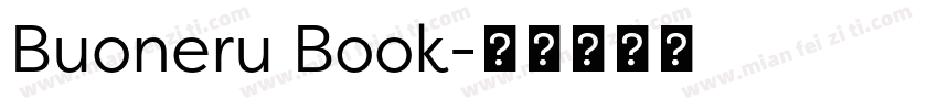 Buoneru Book字体转换